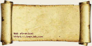 Omilj Čenedić vizit kartica